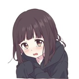 Cute Anime Girl WhatsApp Sticker #22