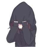 Cute Anime Girl WhatsApp Sticker #7