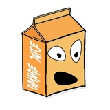 Milk Drop WhatsApp Sticker #6