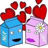 Milk Drop WhatsApp Sticker #7