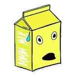 Milk Drop WhatsApp Sticker #9