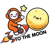 Mooney The Astronaut WhatsApp Sticker #27