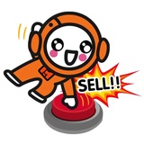 Mooney The Astronaut WhatsApp Sticker #7