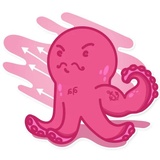 Mr. Octopus WhatsApp Sticker pack