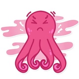 Mr. Octopus WhatsApp Sticker #13