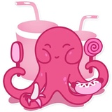 Mr. Octopus WhatsApp Sticker #4