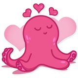 Mr. Octopus WhatsApp Sticker #5