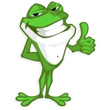 Mr. Green Frogo WhatsApp Sticker #10