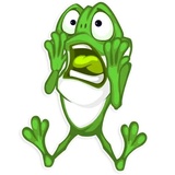 Mr. Green Frogo WhatsApp Sticker #12