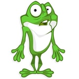 Mr. Green Frogo WhatsApp Sticker #13