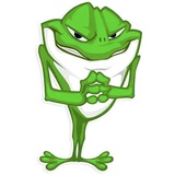 Mr. Green Frogo WhatsApp Sticker #25