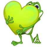 Mr. Green Frogo WhatsApp Sticker #5