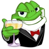 Mr. Green Frogo WhatsApp Sticker #8