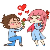 AOL - Valentine WhatsApp Sticker #17