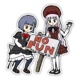 No Fun Allowed WhatsApp Sticker #10