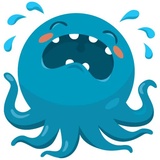 Otto the Octopus WhatsApp Sticker #12