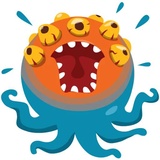 Otto the Octopus WhatsApp Sticker #16