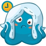 Otto the Octopus WhatsApp Sticker #23