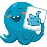 Otto the Octopus WhatsApp Sticker #3