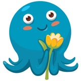 Otto the Octopus WhatsApp Sticker #6