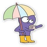 Octopus WhatsApp Sticker #16