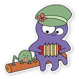 Octopus WhatsApp Sticker #17