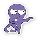 Octopus WhatsApp Sticker #7