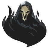 Overwatch Reaper Spray WhatsApp Sticker #3