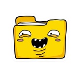 Windows Folder Icon WhatsApp Sticker #10