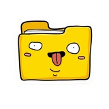 Windows Folder Icon WhatsApp Sticker #14