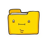 Windows Folder Icon WhatsApp Sticker #16