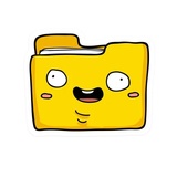 Windows Folder Icon WhatsApp Sticker #17