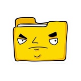 Windows Folder Icon WhatsApp Sticker #22