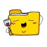 Windows Folder Icon WhatsApp Sticker #6