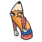 Pencil WhatsApp Sticker #12