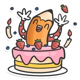 Pencil WhatsApp Sticker #27