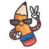 Pencil WhatsApp Sticker #4