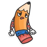 Pencil WhatsApp Sticker #9