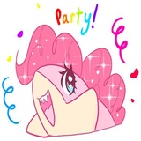 Pink Shark WhatsApp Sticker #11