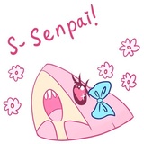 Pink Shark WhatsApp Sticker #6