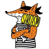 Pirate Fox WhatsApp Sticker #17