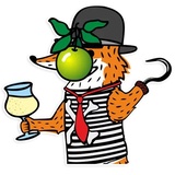 Pirate Fox WhatsApp Sticker #2