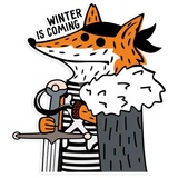 Pirate Fox WhatsApp Sticker #4
