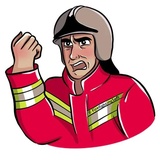 Firefighter WhatsApp Sticker #10