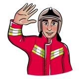 Firefighter WhatsApp Sticker #12