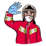 Firefighter WhatsApp Sticker #17