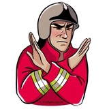 Firefighter WhatsApp Sticker #2