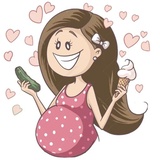 Pregnancy WhatsApp Sticker #4