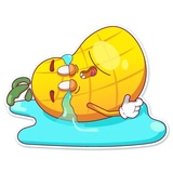 Mr. Pineapple WhatsApp Sticker #12