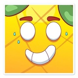 Mr. Pineapple WhatsApp Sticker #17